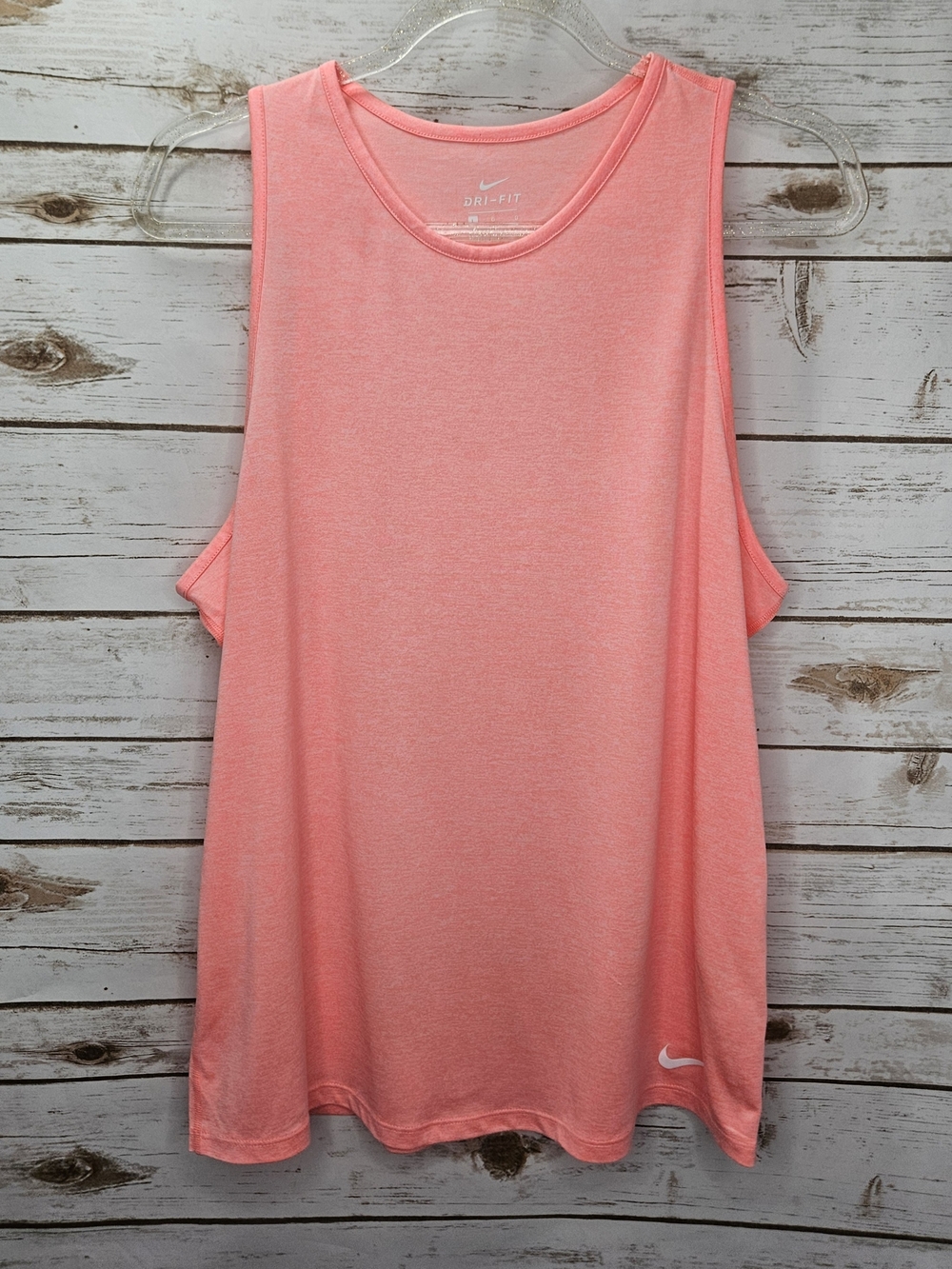 Nike Dri-FIT Coral Pink Athletic Tank Top Size Large